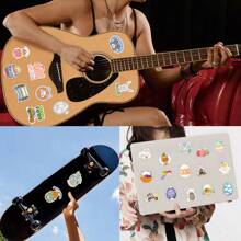 50 PCS Easter Eggs Stickers Vinyl Aesthetics Stickers For Scrapbooking, Diary, Laptop, Bumper, Skateboard, Water Bottle, Computer, Phone, Cartoon, Hard Hat, Car Stickers And Decals