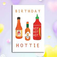 1pc Funny Birthday Greeting Card, Holiday Card, Greeting Card, Amusing Birthday Card To Send To Friends, Cartoon Text Personalized Encouraging Card, Creative Gag Novelty Gift, Blank Folding Card With Envelope, Positive Motivational Card, Playful Birthday Card, Thank You Card, Holiday Greeting Card With Envelope, Small Commercial Card, Premium Birthday Gift, Invitation Card