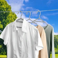 1pc Random Color Portable Outdoor Travel Camping Clothesline, Can Be Freely Adjusted To Control The Length, Travel Accessories, Family Dormitory Clothes Drying