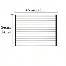 1pc Roll-Up Dish Drying Rack, Portable Dish Drainer Rack For Sink, Stainless Steel Kitchen Roll-Up Dish Rack, Multifunctional Storage Organizer, Foldable Dish Drainer Rack For Kitchen Sink Countertop, Perfect Storage Gift Solution For New Year, Valentine's Day, Spring Festival, Mother's Day, Father's Day, Christmas, Winter 2025 - Multicolor - View 17