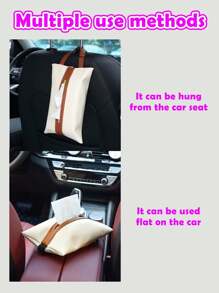 Customizable Personalized Paper Towel Box, Tabletop Living Room Bamboo & Wood Tissue Box, Simple & Elegant, Multifunctional Creative Paper Towel Holder, Tissue Box Organizer For Office, Restaurant, Kitchen, Cafe, Salon And More, Support Customization - Multicolor - View 3