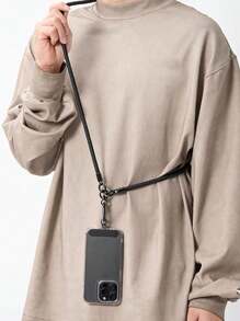 1 Długość 120CM Wielofunkcyjny Crossbody Telefon Komórkowy Smycz, Aparat, Czajnik Smycz, Mężczyźni I Kobiety Wspinaczka Zewnętrzna, Codzienne Wyjście, Modne Kolokacje, Gruby Nylon Materiał, Mocny