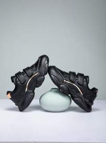 Fashion Versatile Children Solid Color Casual Running Shoes, Sneakers, Canvas Flat Shoes With Hook And Loop