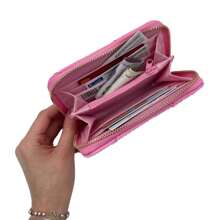 Pink Quilted Wallet - Pink - View 4