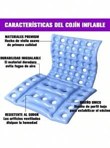 Cojin Silla De Ruedas Antillagas - Antiescaras Ortopedico, Silla de ruedas anti-decúbito colchón de aire cojín, cojín inflable especial cuidado médico de ancianos presión dolor de nalga junta, silla de ruedas en casa ancianos cadera cojín inflable - Azul - Ver 8