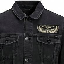 1 件装动漫眼睛刺绣贴布 - 熨烫/缝制服装、背包和帽子贴花、DIY 时尚配饰 - 彩色 - 查看 5