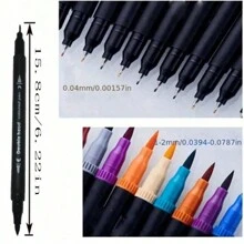 12/24/36/48/80/120 Sets Colored Water-Based Markers, Washable Soft Tip Pens, Multi-Color Drawing Watercolor Art Markers, Water-Soluble Markers, Holiday Gift, Drawing Supplies,Back To School