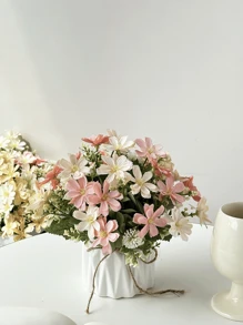 1Bunch/3Bunches Artificial Butterfly Daisies Bouquet,Artificial Flowers,For Handheld Flower Arrangement Wedding,Home,Living Room,Coffee Table Decor,Outdoor Home Decor,Festival,Bride's Bouquet,Valentine's Day Gift,Flowers Arrangement.