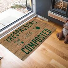 Funny Cat Door Mat Cat Welcome Mat, Light Thin Printed Bath Mat, Kitchen Floor Mat, All Visitors Must Be Approved By The Cat Door Mat Outside Entrance, Funny Door Mats Outdoor, Indoor Door Mats For Entryway, 30'' X 18'' Cat Lover Gifts - 椰殼入侵者 - 查看 3