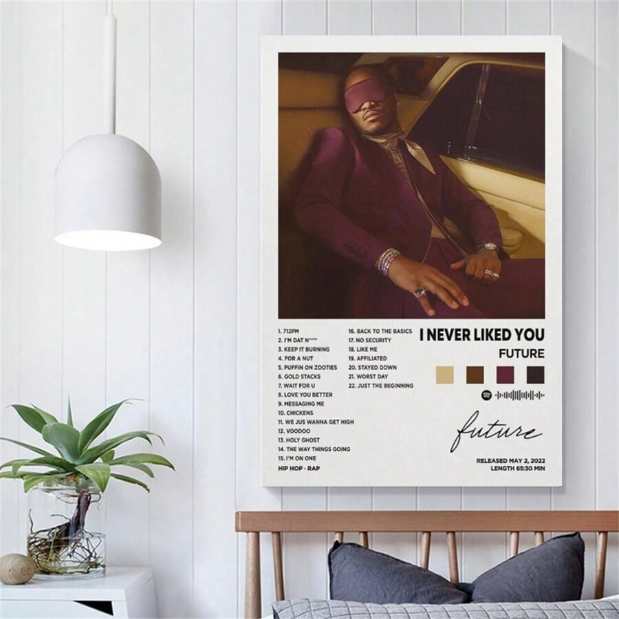 1pc Self Adhesive 311 Daniel Poster Caesar FUTURE Lil Tecca Sade