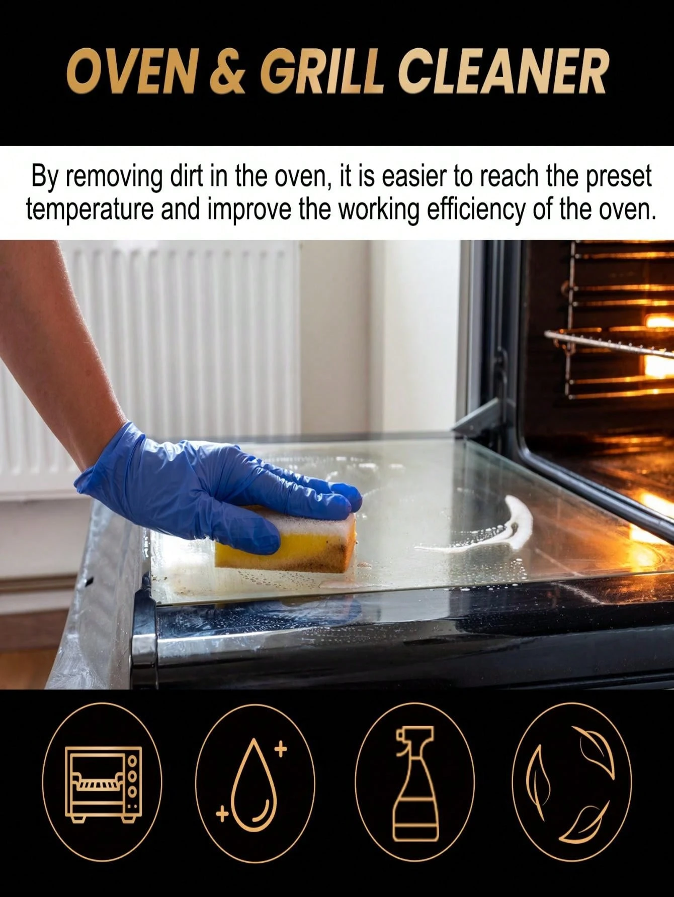 Oven Rack Degreaser, Deodorizer And Decontaminant | SHEIN UK