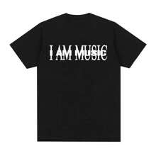 Playboi Carti I Am Music Album Print T Shirt Y2 K Meme Ken Carson Destroy Lonely T Shirts Wome Shirt - 黑色 - 查看 1