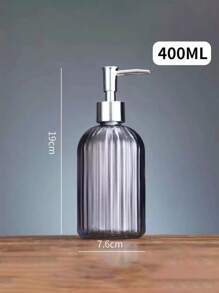 1 件 13.53 盎司玻璃皂液器（带泵）、台面乳液瓶、按压式台面皂液器、浴室洗手液容器、可再填充洗发水/沐浴露瓶、浴室配件、家居装饰、家居浴室装饰秋季装饰返校 - 彩色 - 查看 13