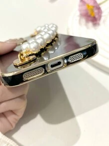 Phone Charm, Phone Lanyard - Black - View 4