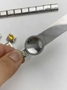 1 件 2025 情人节顶级时尚彩色字母心形翅膀拼图 DIY 意大利模块化饰品情侣手链不锈钢首饰制作组件，适合节日礼物、派对、日常服装配饰 - 彩色 - 查看 19