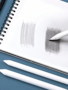 3/6件套 晕染笔 纸擦笔 素描艺术 白色绘画木炭素描工具 宣纸笔 美术用品