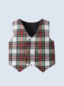 BOARNSEORL 3 Stücke Anzug-Set für junge Herren: Langarm-Weißes Hemd mit Fliege, Weste und Hose, modisches, stilvolles Outfit für Geburtstagsparty, formelles Abendessen, Outdoor-Hochzeit, Pageboy