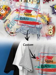 Transferências DTF | Impressões DTF Coloridas | Transferências DTF Personalizadas Prontas para Prensa | Folha DTF Gang | Personalizado | Atacado a Granel | Camisetas Personalizadas
