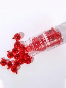 40 Capsules Hair Treatment Serum, Hair Vitamins Serum Capsule, Enriched With A C E Pro B5, Moroccan Macadamia Avocado Oils, Nourish Hair, Treat Split Ends, Dry And Rough Hair, Make Your Hair Smootherconditioner For Women & Men, No Rinse And  For All Hair - Đỏ - Xem 4