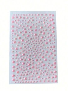 2sheet/650pcs Pearl Stickers DIY Home Decoration - Self-Adhesive Flat Back Pearls For Nails, Phones, And More ,For Party, Office, Valentine's Day And More