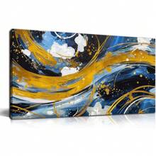 Local Warehouse- Tree Wall Art For Living Room, Abstract Canvas Wall Decor For Bedroom, Pink Print Paintings, Size 24x48 Inches