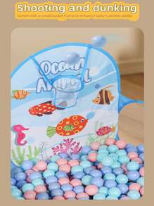 1pc Children's Fabric Ball Pit, Large Capacity Foldable Portable One-Click Storage, Indoor Fun Interactive Playhouse Tent Toy For Toddlers, Boys & Girls, Halloween, Thanksgiving, Birthday Gift, Daycare, Christmas Party (Balls Not Included)