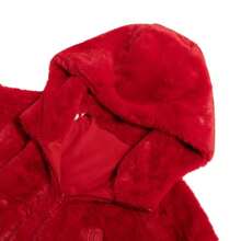 Adidas 女款多功能休閒夾克 CW REV JKT 紅色保暖內裡可正反穿運動上衣 JM8833 - 能量紅 - 查看 9