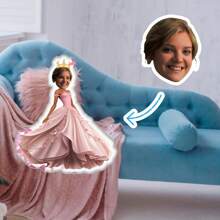 1pc Customized Photo Superhero Theme Throw Pillow - Personalized Humorous Home Decor Cushion, Perfect Valentine's Day Gift For Couples, Lovers DIY Memorial Present