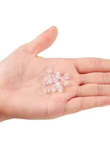 500pcs Earring Hooded Earring Back Scrunchie Accessory 5mm Women's Fashion Earrings