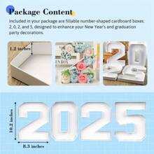 1 pieza Caja de pastel y caramelos de mosaico digital 0-9, bandeja contenedora de caramelos y chocolate, material de papel, sin necesidad de alimentación eléctrica - Cumpleaños, Día de San Valentín, Boda, Compromiso, Despedida de soltera, Año Nuevo y talla grande ocasiones