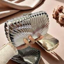 Bolsa clutch festa Casament bolsa com brilho de fest Carteira Feminina Com Glitter WT184-84 5