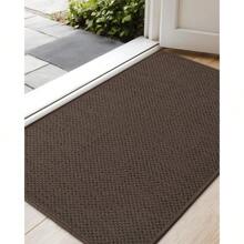 Runner Rug Non Slip Front Door Mat Indoor Rugs For Entryway, Washable Low-Profile Inside Door Mats, Entry Carpet Entry Rug Door Mat Outside Entrance - 棕色 - 查看 1