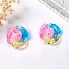 1 boîte de 50 capsules de détergent à lessive parfumées fraîches, 4-en-1 et 7-en-1, protection des couleurs, assouplissant, liquide concentré, facile à utiliser, boîte cadeau