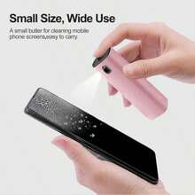 1 件，便携式超细网喷雾瓶套装，多用途（本产品不含液体，仅含空瓶）粉色