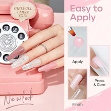 6-Color Nail Gel Extension Kit, 0.51oz Each - Easy Squeeze Toothpaste Design For DIY Manicures & Pedicures, Perfect Gift For Girls - Multicolor - View 5