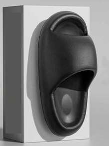 Modische Ganzjahres-Herrenschuhe aus weichem, leichtem und bequemem EVA-Material, schwarze vielseitige Hausschuhe, Indoor-Lässig-Slides, wasserresistent, rutschfest, geruchsresistent, Paar-Hausschuhe