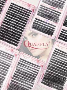 2478Pcs 8-18mm Valentine's Day Eyelash Gift Set D Curl Eyelash Extension Set Includes 4 Tubes Eyelash Book Eyelash Bond And Seal Eyelash Remover Eyelash Applicator Eyelash Curler Individual Eyelash Set, Easy To DIY At Home, Suitable For All Occasions