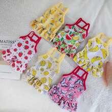 DMA Dog Dresses For Small Dogs Floral Puppy Dresses Princess Bowknot Dress Cute Summer Puppy Outfits Clothes For Female Dogs Cat Small Pets