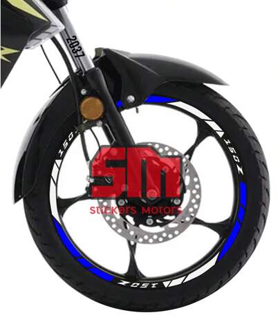 Stickers para Italika 150z, Stickers,  reflejantes para rin  de Moto Italika 150z