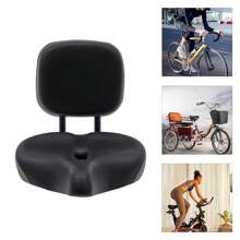 YUNRUX Tricycle Seat With Backrest, Extra Wide Bicycle Seat With Backrest - Black - View 1