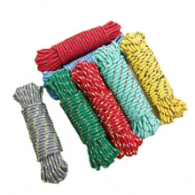 1pc Random Color Portable Outdoor Travel Camping Clothesline, Can Be Freely Adjusted To Control The Length, Travel Accessories, Family Dormitory Clothes Drying