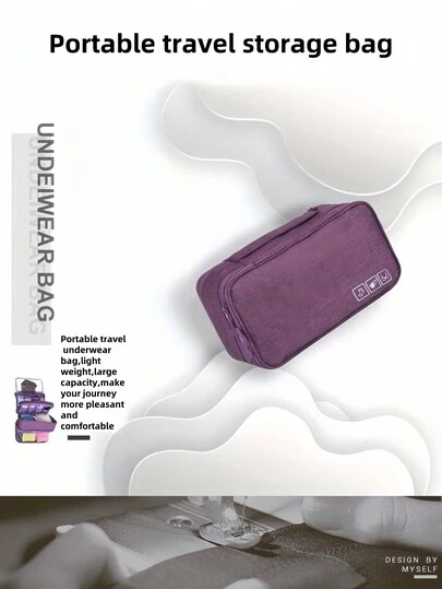 Portable Travel Storage Bag-Multifunctional Storage Bag For Underwear, Pants, Socks, Suitable For Bras And Underwear Accessories, Ideal Surprise Gift