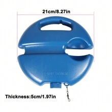 1pc Outdoor Tennis Trainer Tennis Practice Kit With Tennis Bounce Ball And Practice Ropes Highly Elastic Self-Learning Tennis Accessories For Women Men Beginner And Tennis Lovers, Improve Your Tennis Skills Anytime & Anywhere - Multicolor - View 3