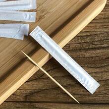 100/500/1000pcs Disposable Toothpicks, Multifunctional Toothpicks, Dental Cleaning Toothpicks, Fruit Fork Heads, Portable Toothpicks, Suitable For Home, Restaurant, Hotel, Individually Packaged, Cleaning Supplies, Small Cleaning Tools - Multicolor - View 4