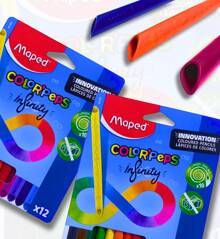 10 Boxes Of Infinite Colored Pencils For Children, Non-Sharpened, 12 Colors, Souvenir, Educational Material, Gift - 彩色 - 查看 7