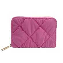 Pink Quilted Wallet - Pink - View 1
