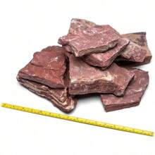 Natural Slate Stone For Aquariums, Fish Tanks, Terrariums, Aquascaping And Amphibian Enclosures, Mix Of Large And Medium Size Rocks - - Red River - View 2