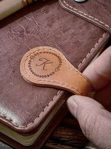 Custom Name And Design - Personalized Custom Leather Magnetic Bookmark - Perfect Reader Gift For Book Lovers, Anniversary Gift For Him Or Her Gifts Birthday Graduation - As Shown - View 6