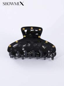 个性化醋酸纤维发夹 - 优质黑色发爪、女士发饰、发夹、爪夹、发带、女士配饰、新娘发饰、伴娘礼物、婚礼发饰、婚礼发饰 - 黑色 - 查看 8