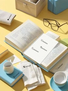 1pc Stamp+100 Name Stickers- Custom Name Stamp For Kids Clothing Waterproof Back To School Supplies For Kids,The Name Stamp Personalized For Clothes ,Handwritten Signature Stamp,Personalized Clothing Stamps For Clothes, DIY Customized Cartoon Self Inking Name Seal Stamp For Business Use Back To School Supplies Student Stationery Gift - Blue - View 5